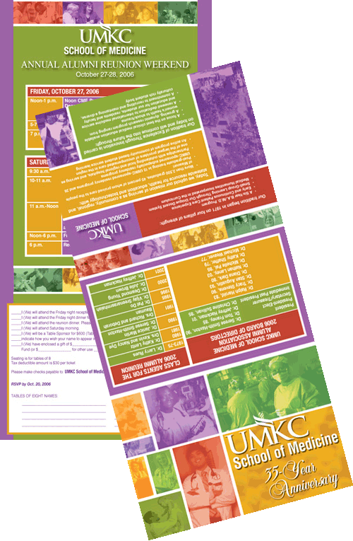 UMKC School of Med 35yr Anniversary postcard