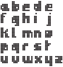 final bitmap alphabet